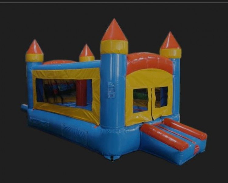 15' Indoor blue & Orange Bouncer