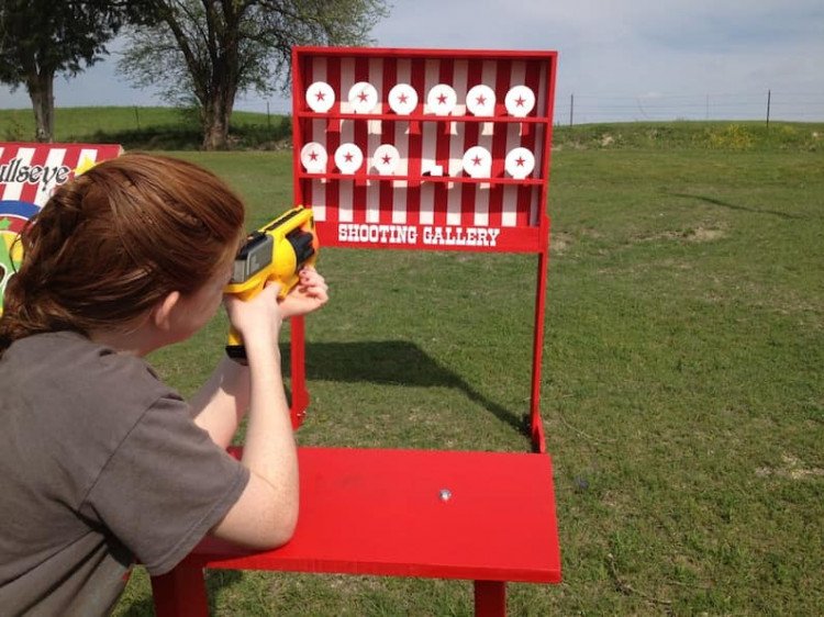 Shooting Gallery Table Top Game